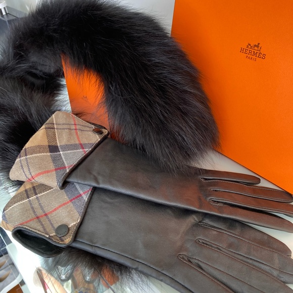Barbour Accessories - 🆕 FLASH SALE 🇬🇧 💂🏼HP BARBOUR Lady Jane Leather Gloves NWOT
